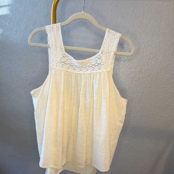Madewell Tops - Madewell Elegant Ivory Crochet Women's Top